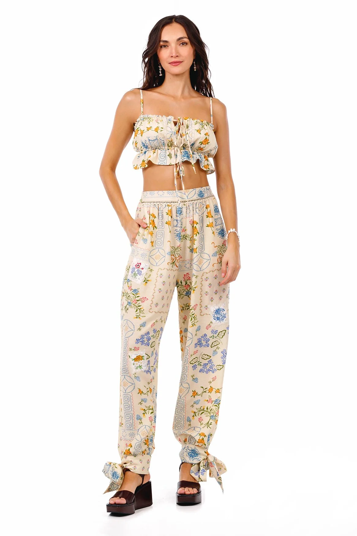 Vichy Crop Top
